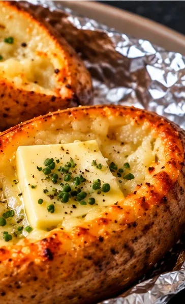 Perfect Baked Potato Recipe (Crispy Skin, Fluffy Inside) — Final
