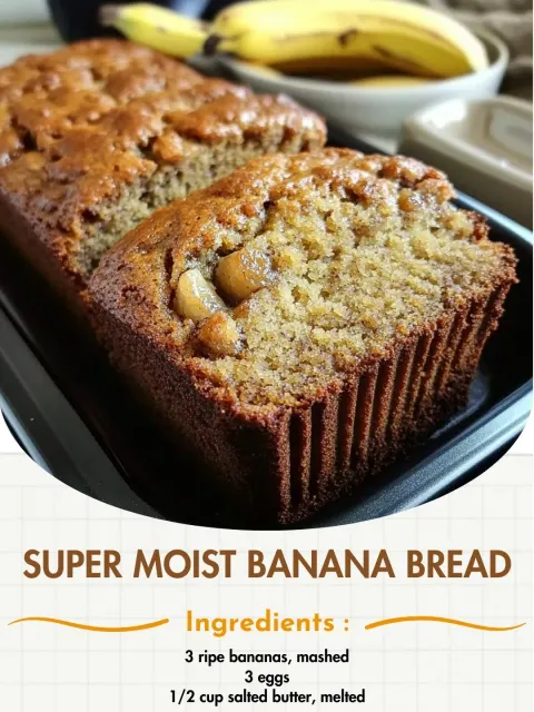 Super Moist Banana Bread: A Classic Comfort Recipe 🍌✨