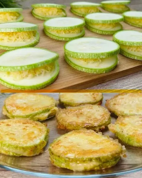 🧀 Cheesy Zucchini Sandwich Bites Recipe
