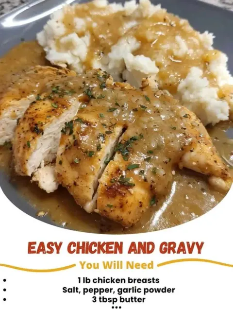 Easy Chicken Buttery Gravy 🍗🧈