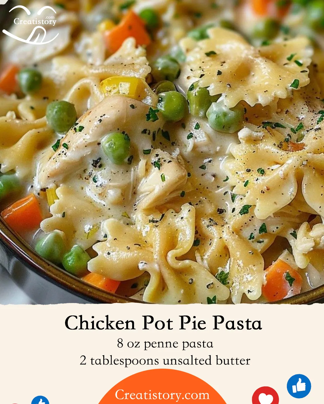 Chicken Pot Pie Pasta – Creamy Comfort Food with a Twist