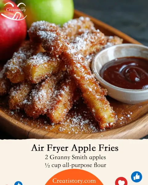 💝 Air Fryer Apple Fries – A Sweet & Crispy Treat You’ll Crave Again!