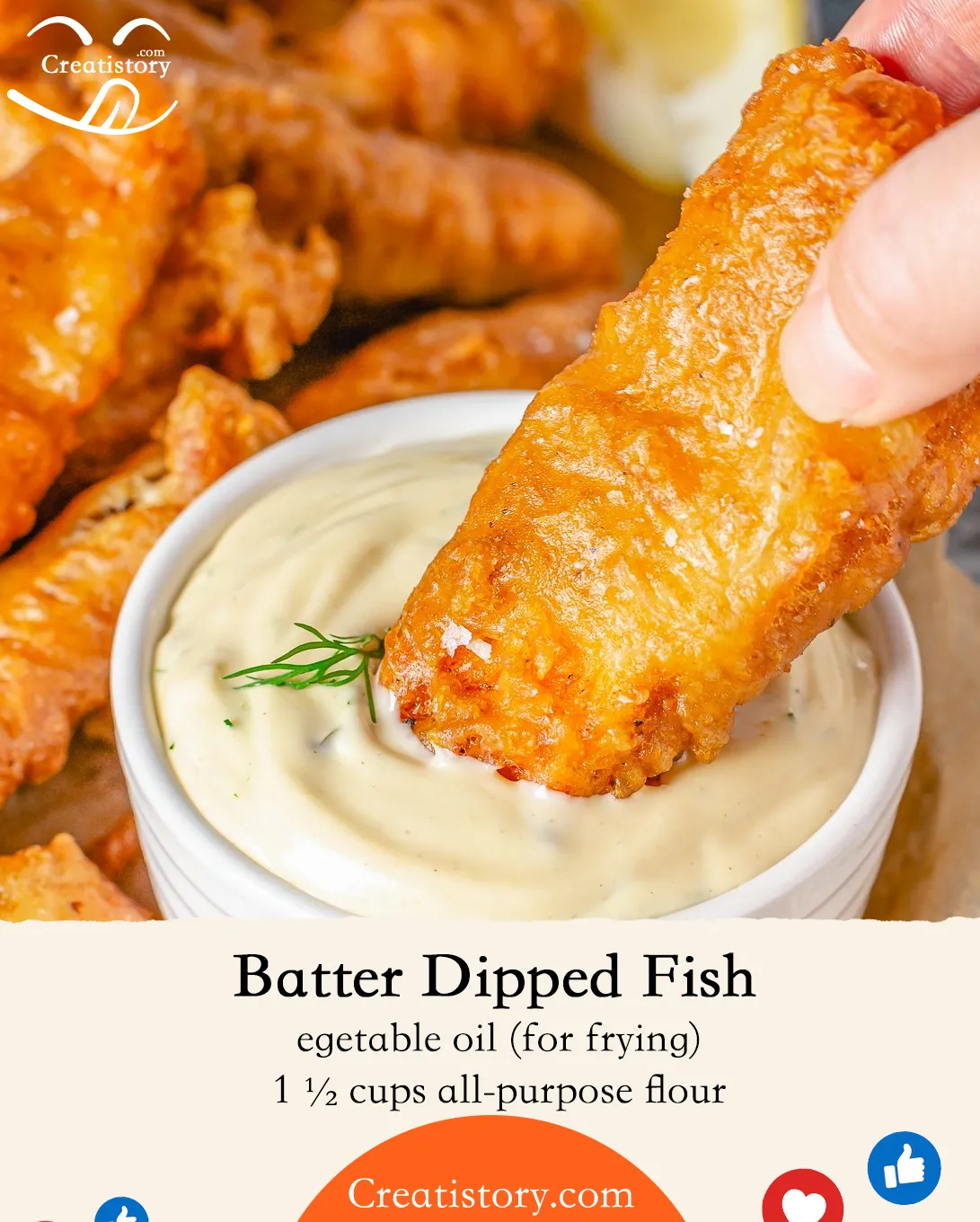Copycat Captain D’s Batter Dipped Fish – Crispy, Golden & Irresistible!
