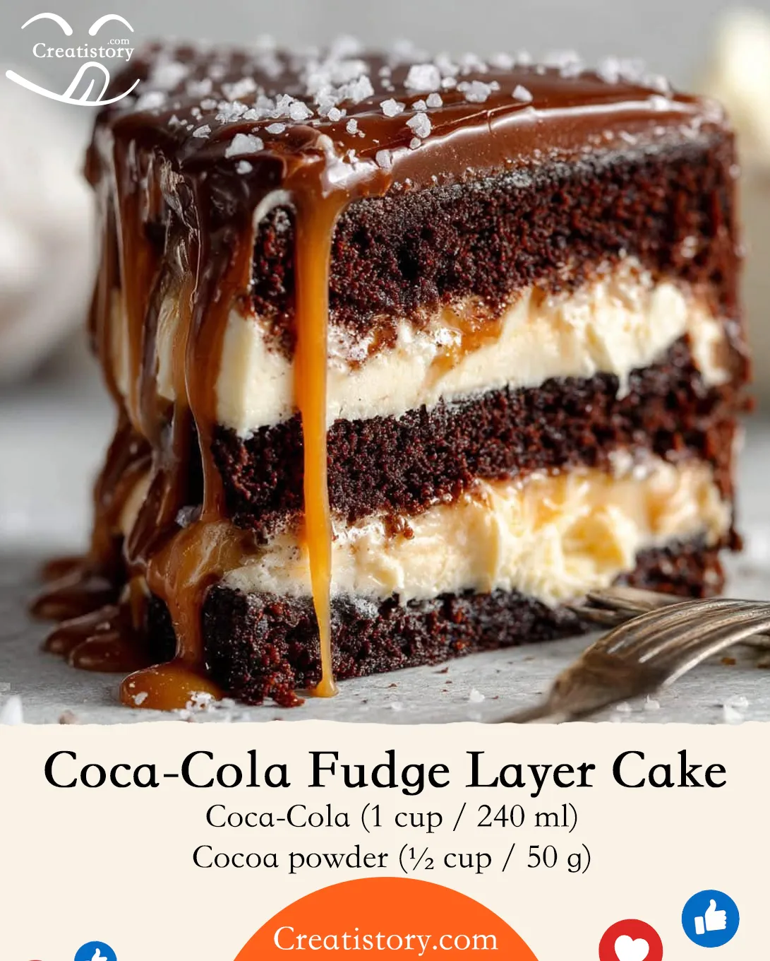Coca-Cola Fudge Layer Cake 🍫🥤✨