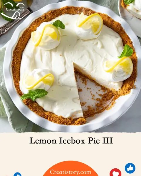 Lemon Icebox Pie III – Cool, Creamy, and Bursting with Citrus Sunshine