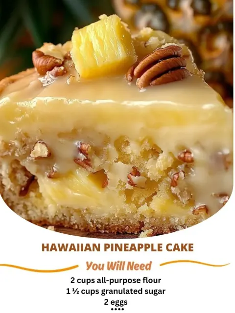 Hawaiian Pineapple Cake