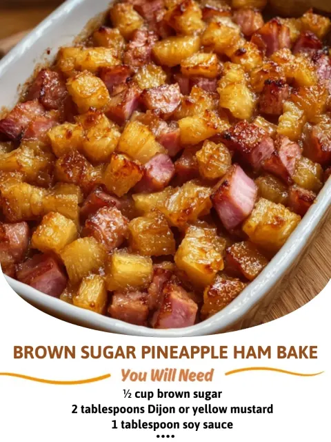 Brown Sugar Pineapple Ham Bake