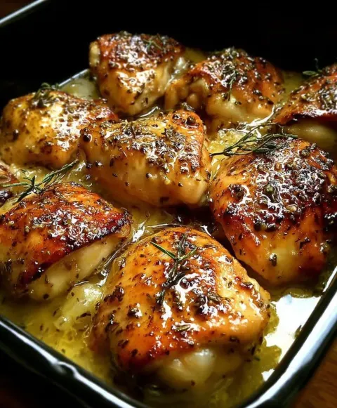 Slow Cooker Herb-Crusted Chicken Fillets with Lemon Butter Sauce