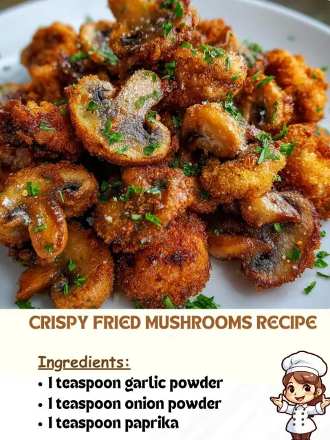Crispy Fried Mushrooms Recipe