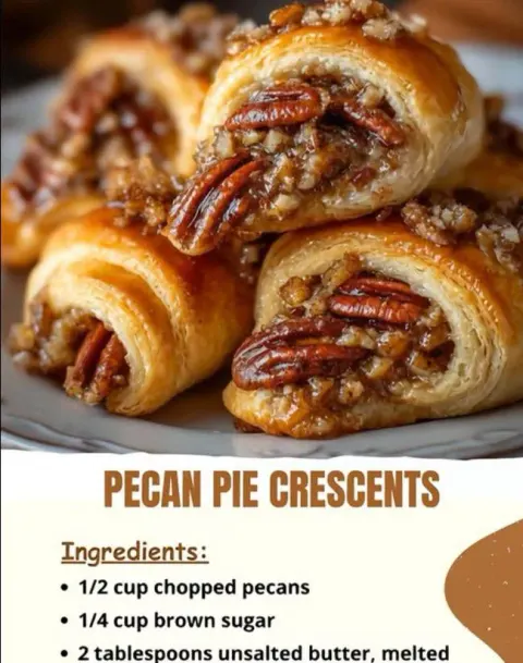 Pecan Pie Crescents