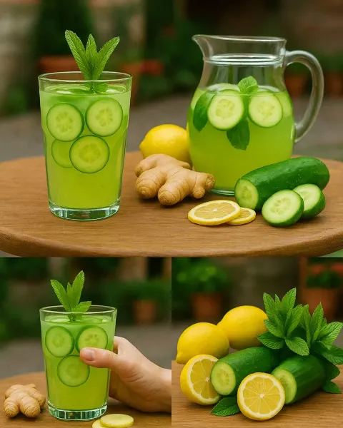 Stay Fresh, Stay Light: Cucumber-Ginger Infused Water
