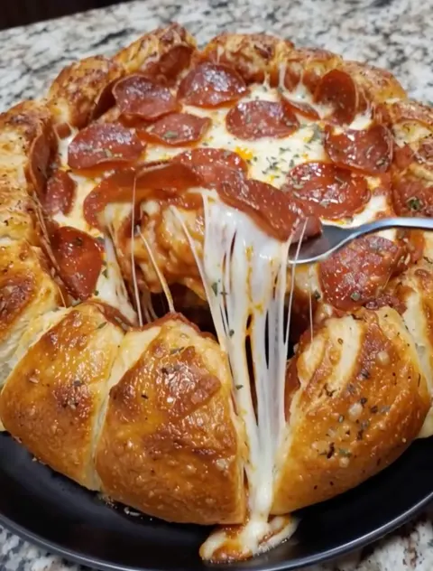 Stuffed Crust Pepperoni Pizza