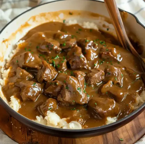 Beef Tips and Gravy