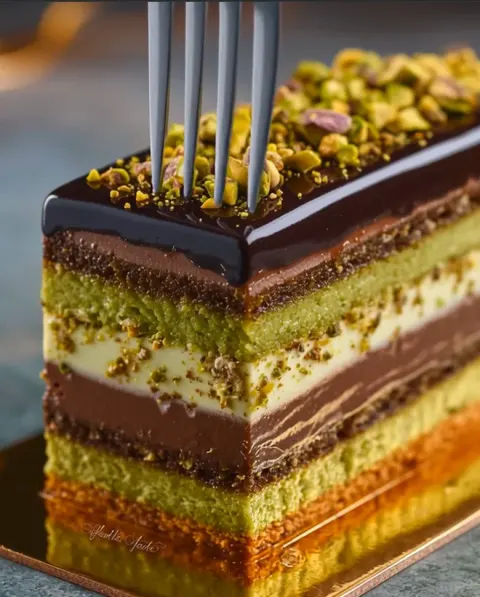 Pistachio Chocolate Cake