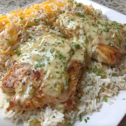 Arroz Con Pollo Cheesy Chicken