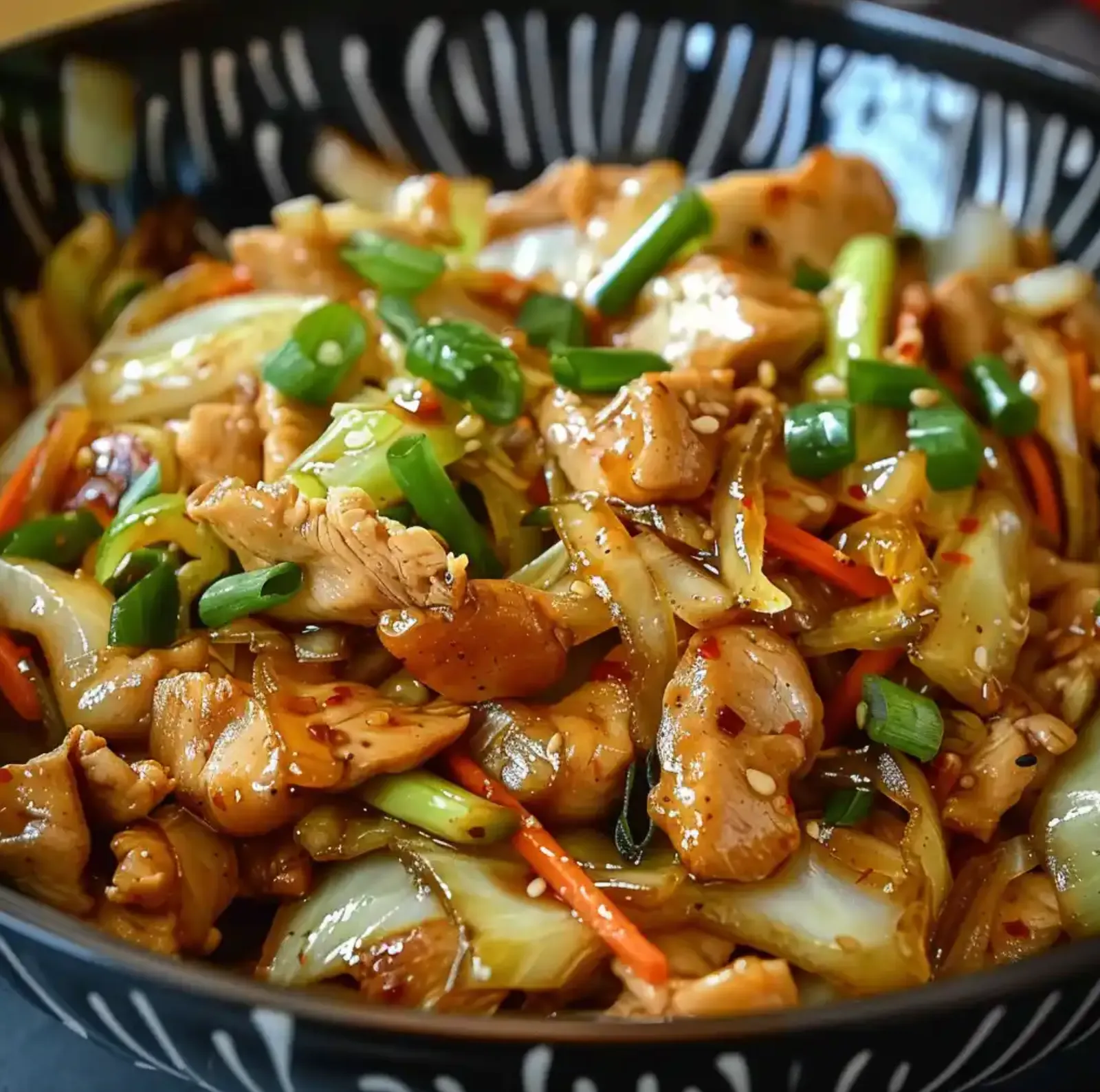 Chinese Chicken Cabbage Stir-Fry 🍲🥢✨