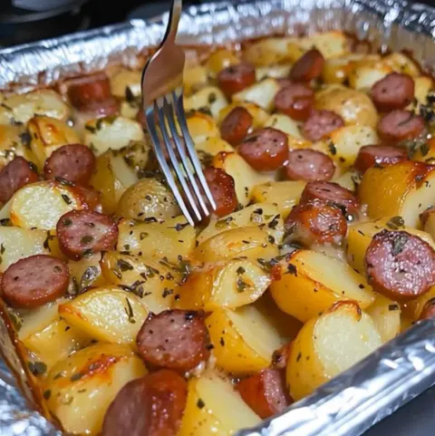 Smoked Sausage and Potato Bake