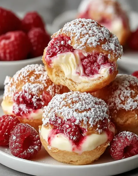 Raspberry Cream Cheese Bites