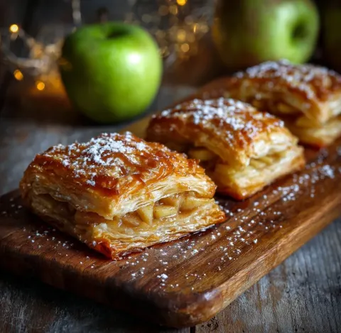 Caramel Apple Puff Pastry Recipe