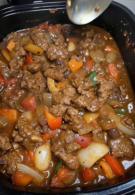 Crock Pot Pepper Steak