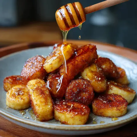 Pan Fried Cinnamon Bananas