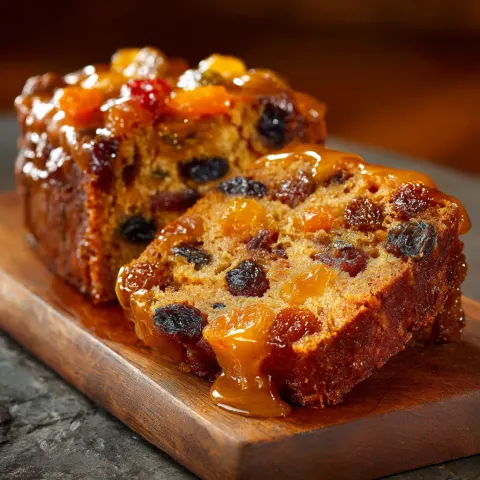 Golden Glow Fruit Cake