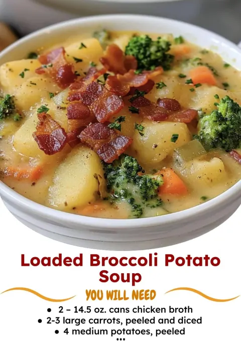 Loaded Broccoli Potato Soup