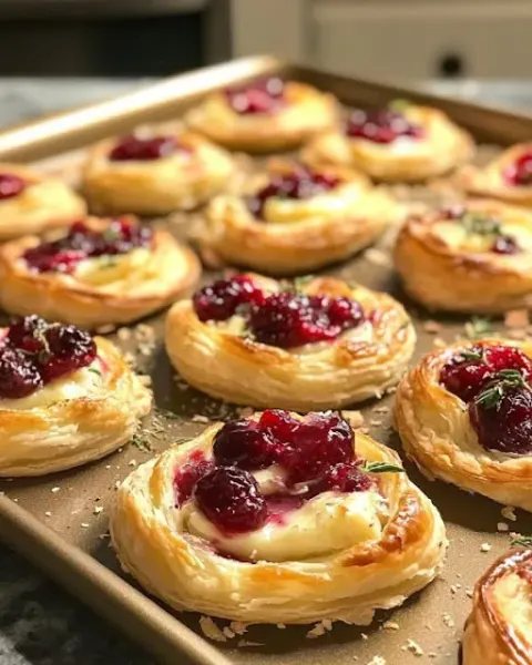 Cranberry Brie Bites
