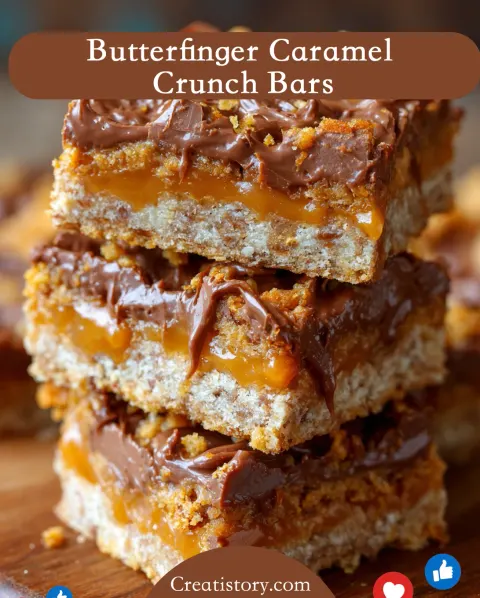Butterfinger Caramel Crunch Bars