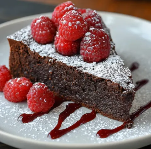 Flourless Black Cocoa and Chia Greek Yogurt Cake – A Dark Chocolate Dream