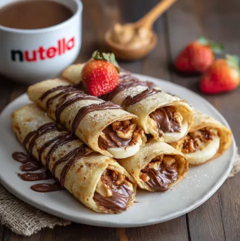 Nutella Crepe Wraps