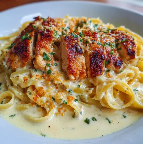 Garlic Parmesan Cheddar Chicken Linguine in Creamy Butter Sauce – A Pasta Lover’s Dream 🍝🧄🧀