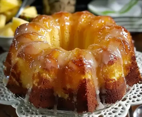 Pineapple Pound Cake