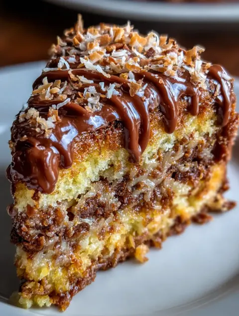 German Chocolate Paradise Cake