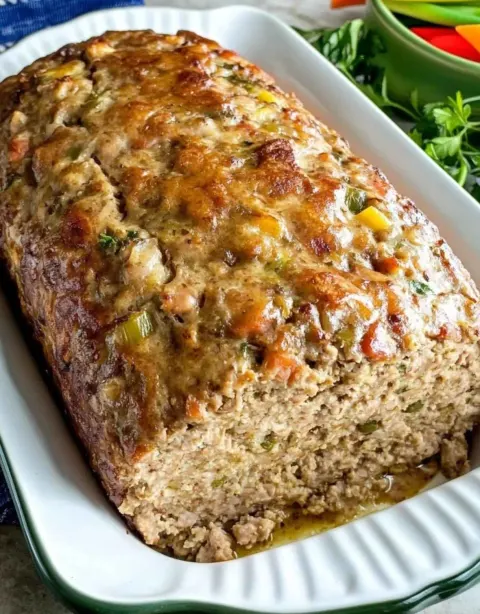 Turkey Stuffing Meatloaf
