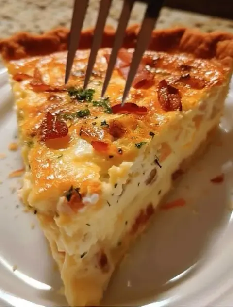 Bacon and Cheddar Quiche
