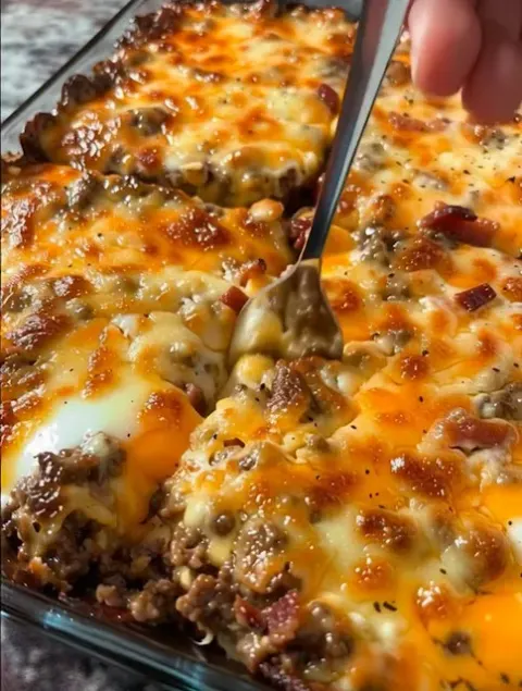 Make Ahead Sausage Hashbrown Casserole