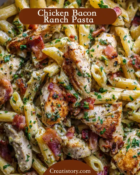 Chicken Bacon Ranch Pasta