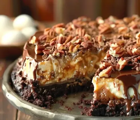 German Chocolate Cheesecake