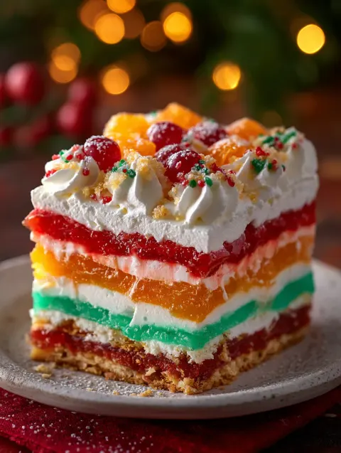 No-Bake Christmas Lasagna