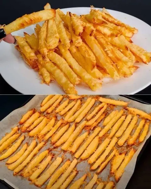 Crispy Baked Parmesan Potato Fries: A Guilt-Free Delight