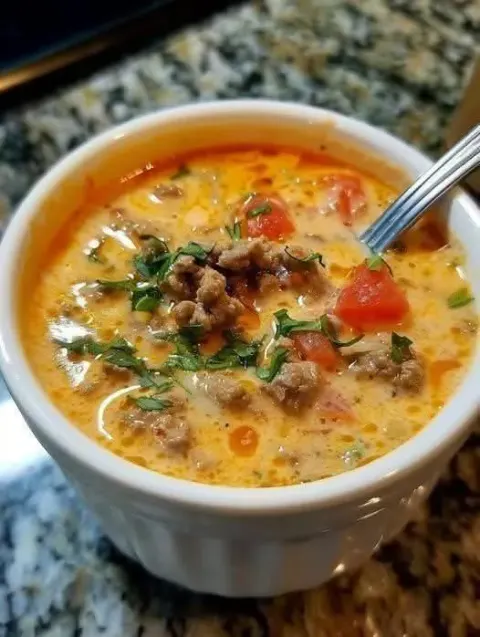Cheesy Keto Taco Soup – The Creamy, Low-Carb Comfort Bowl You’ll Make Again and Again