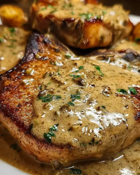 ULTIMATE Smothered Pork Chops in Creamy Gravy