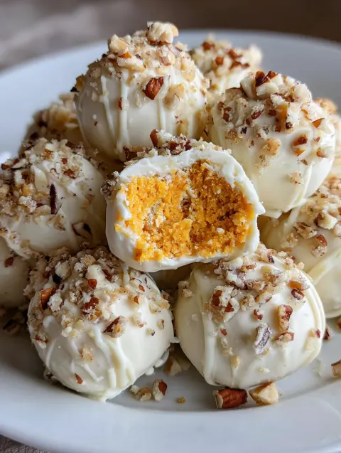 No Bake Pumpkin Cheesecake Balls – Creamy, Cozy & Totally Irresistible