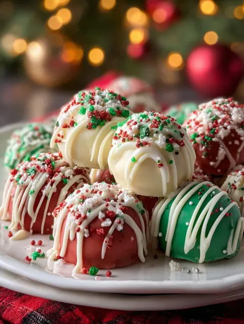 No-Bake Christmas Cheesecake Bites – Festive, Creamy & Totally Foolproof