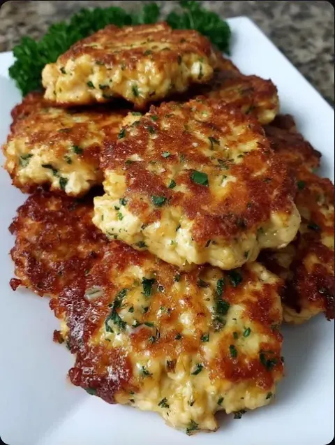 Best Cheesy Chicken Fritters Recipe: Crispy, Juicy, and Loaded with Flavor