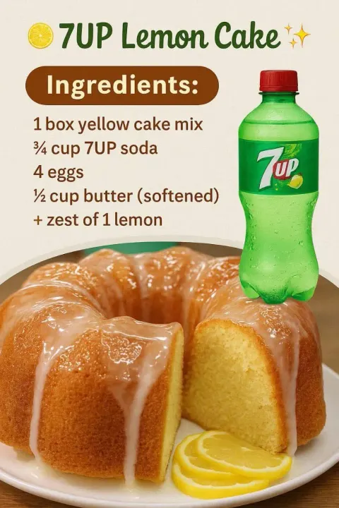 7UP Lemon Cake