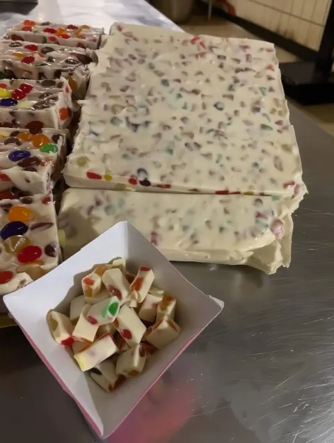 Decadent Four Ingredient Nougat Bars Recipe