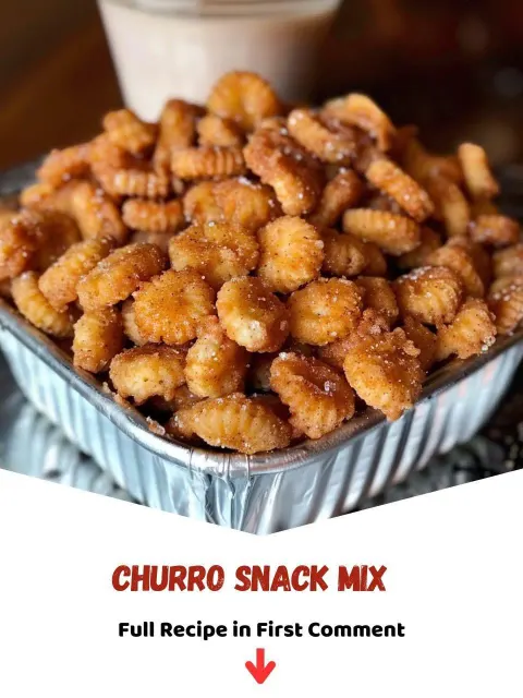 Churro Snack Mix: Sweet, Crispy, Cinnamon-Sugar Magic in Every Bite