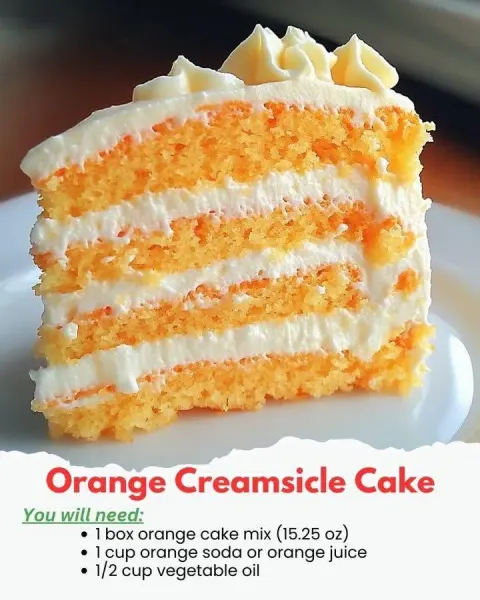 Orange Creamsicle Cake